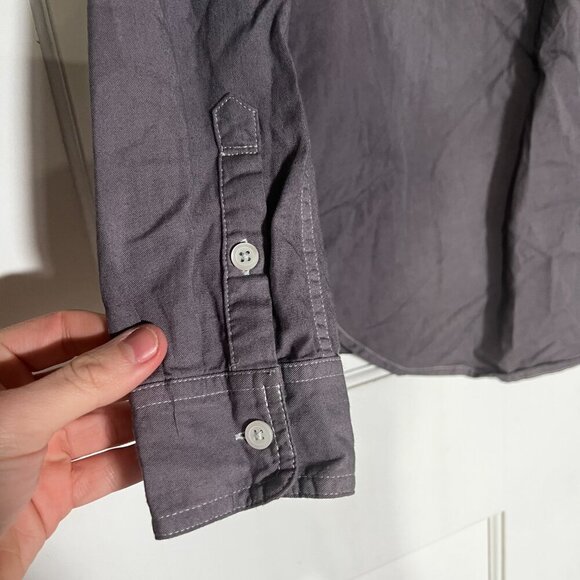 Madewell Western Trucker Jacket Lightweight Purple White Stitching Size Small - Picture 9 of 10